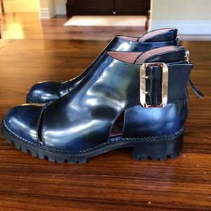 LIKE NEW! Jeffrey Campbell Leather Boots